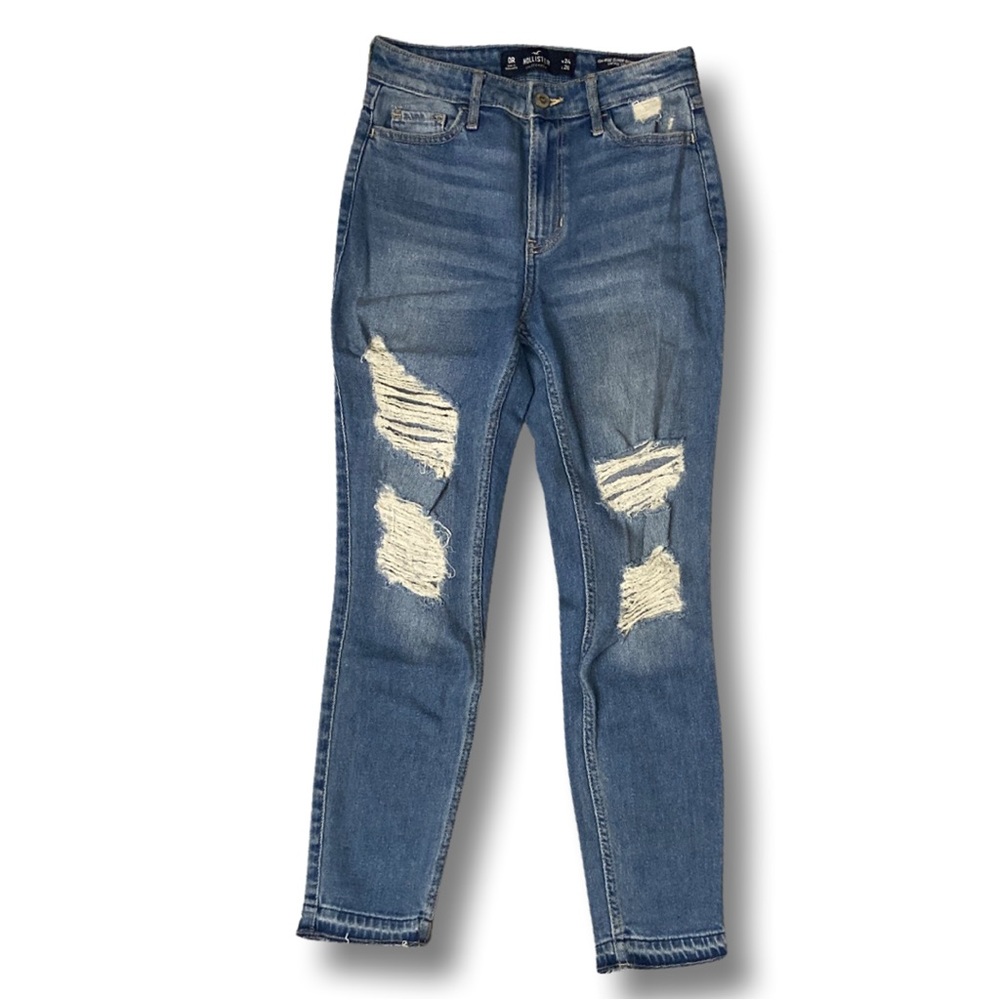 Hollister High Rise Super Skinny Crop Jeans